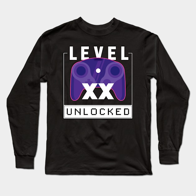 Level XX Unlocked Long Sleeve T-Shirt by BK55